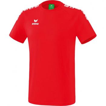 Erima 5-C Essential Kids' Unisex T-Shirt - Red/White