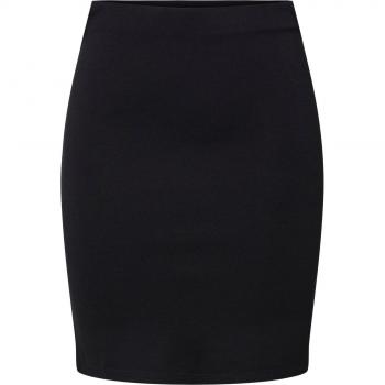 Falda Corta de Cintura Alta Naya para Mujer - Color Negro, Ajuste Slim