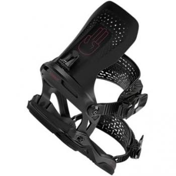 Fijaciones de Snowboard Bataleon Donna Asymwrap 2025 Negras Unisex S