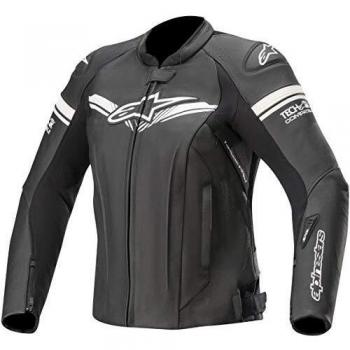 Alpinestars Chaqueta moto Stella Gp-r Leather Jkt Tech-air Compatible Black, BLACK, 44