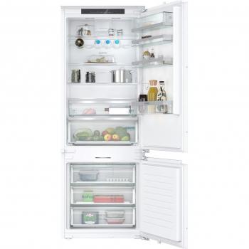 Siemens iQ500 KB96NADD0 Frigorífico Combi Integrado 382 L Clase D Blanco con Congelador No Frost y Home Connect