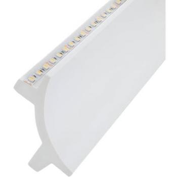 Moldura LED de 2m para 2 Tiras con Diseño Arco Blanco