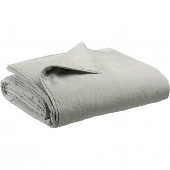 Manta de cama Nala Perla 180 x 260 cm Uni Vivaraise