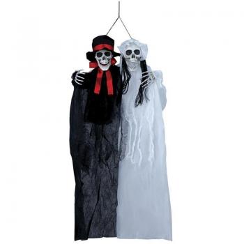 Colgante de Novios Calaveras de 90 cm - Guirca