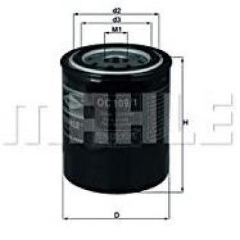Knecht OC 109/1 filtro de aceite