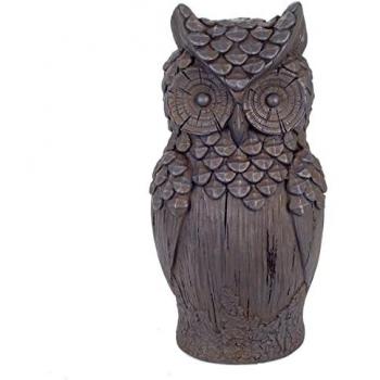 Figura de Búho LE MONDE DES ANIMAUX Signes Grimalt Gris 47x17x23cm 27655
