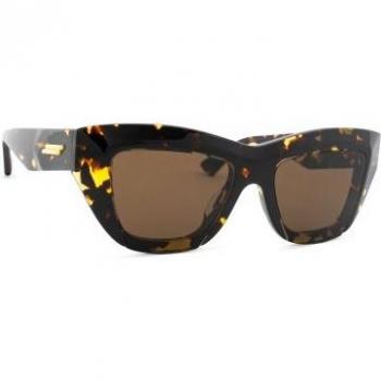 Bottega Veneta BV1218S 002 52 Stylish Sunglasses for Every Outfit, Black Unisex, Size: ONE SIZE, Female Multicolor, Size: 52 MM