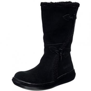 Rocket Dog Womens Slope Mid-Calf Winter Boot - Black Leather - Size 6 (UK Shoe)