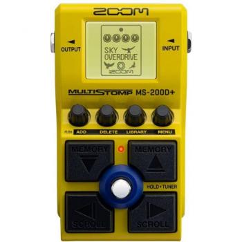 Zoom MS-200D+ MultiStomp Overdrive and Distortion Pedal for Guitar