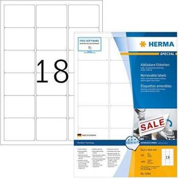 HERMA Universal-Etiketten SPECIAL, 63,5 x 46,6 mm, weiß
