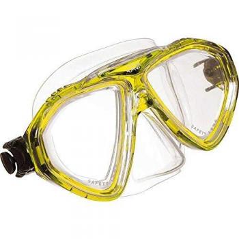 SALVIMAR Francy - Máscara de Buceo Unisex, Color Amarillo