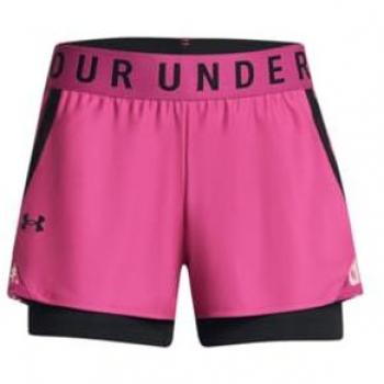 Under Armour Pantalones Cortos Play Up 2-in-1 Rosa XL Mujer
