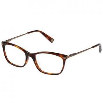 Loewe VLW9175209AT Monturas de Gafas, Shiny Red Havana, 55 Unisex