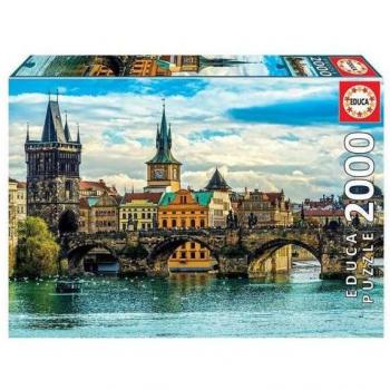 Educa Borras - Genuine Puzzles, Puzzle 2.000 piezas, Vistas de Praga, (18504)