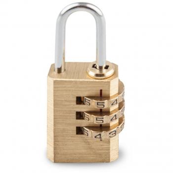 Candado de combinación de latón Handlock 3 números 30mm
