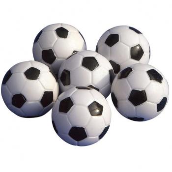 UEETEK 6pcs 32mm mesa Mini pelotas de fútbol para actividades deportivas