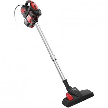 Aspiradora de mano con cable INSE I5, potente succión de 18Kpa y motor de 600W para limpieza profunda en suelos, alfombras, escaleras, cortinas, coches y muebles - Rojo