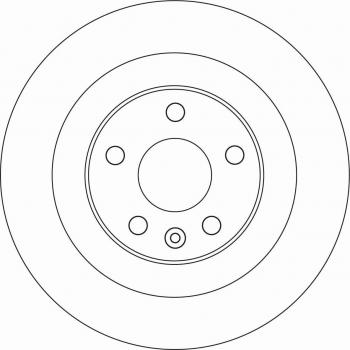 Disco de freno TRW DF6588, completo, altamente carbonizado, 1 pieza