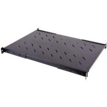 Bandeja Rack 19 Fija 1U Profundidad 750mm Negra WPN-AFS-S241120-B