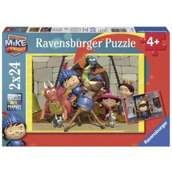 Puzzle Infantil Ravensburger Mike el Caballero 2 x 24 Piezas