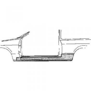 Van Wezel 3727102 Faldones laterales para Automóviles