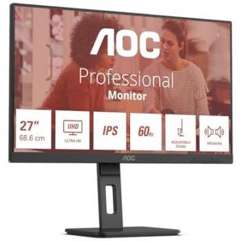 Monitor AOC 27E4CV FHD 120Hz IPS 27 Regulable Altura Negro