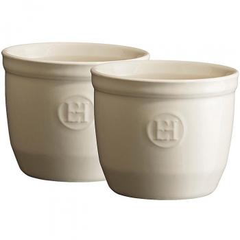 Emile Henry Cream Clay Ramekin Set of 2 - 8 cm