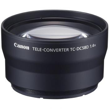 Canon TC-DC58D - Adaptador para objetivos de cámaras Canon PowerShot G10, negro