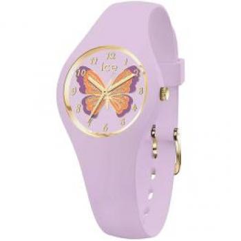 Reloj Ice-Watch Fantasia Butterfly 021952, Reloj de mujer, diámetro de 28mm, diseño colorido con mariposas, resistente al agua hasta 10 ATM, correa de silicona suave y cómoda