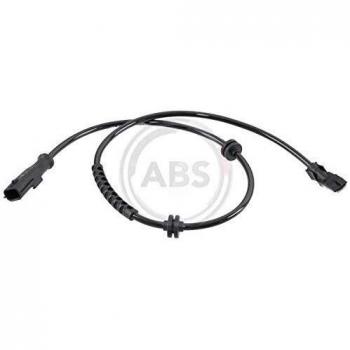 Sensor ABS A.B.S. 30685 para Renault Clio 3, Modus y Grand Modus - Sensor de velocidad de rueda activo negro