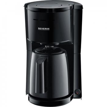 Severin KA 9306 - Cafetera de goteo para 8 tazas con jarra térmica, color negro
