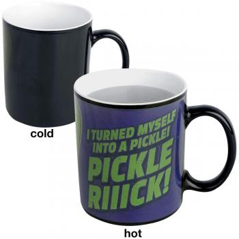 Rick and Morty Pickle Rick - Taza Efecto Térmico Tazas multicolor