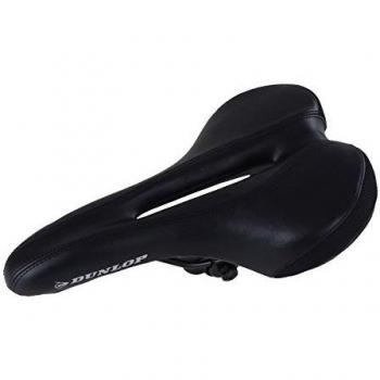 Dunlop 871125241968 Sillin para Bicicleta de Carretera, Unisex Adulto, Negro, 29x17