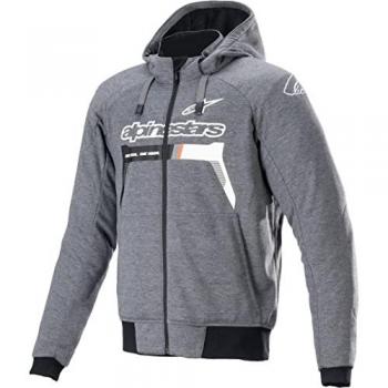 Sudadera para Moto Alpinestars Chrome Ignition Gris-Blanco