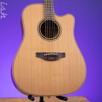 Takamine P3DC Dreadnought Acoustic Guitar with Softcase Natural Satin Finish