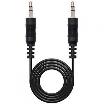 Nanocable Cable Audio estéreo, Jack 3.5/M-Jack 3.5/M, Negro, 15m - Cables de Audio