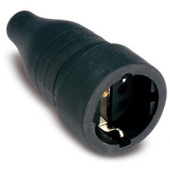 Famatel M87980 - Base enchufe aerea goma negro