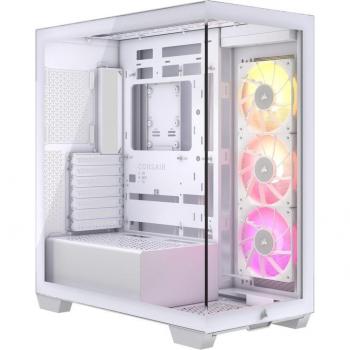 Corsair iCUE LINK 3500X RGB Semitorre Cristal Templado USB-C Blanca con 3 ventiladores iCUE