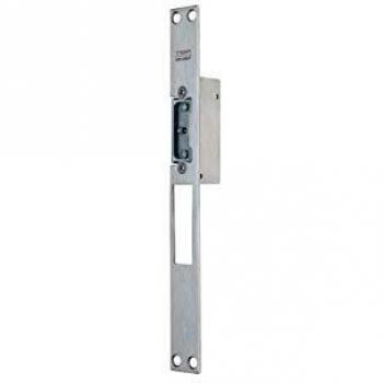 Tesa Assa Abloy, CERAUDLGI, Cerradero Eléctrico Gancho Automático Con Desbloqueo Manual, Acero Inoxidable, Frente LG
