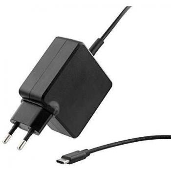 Cargador de Ordenador portátil con conexión Tipo C y 45W - Compatible con Diferentes Marcas de portátil, Netbook y ultrabook.