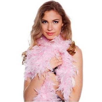 Folat - Boa de Plumas Carnaval o una Fiesta - Rosa - 180 cm