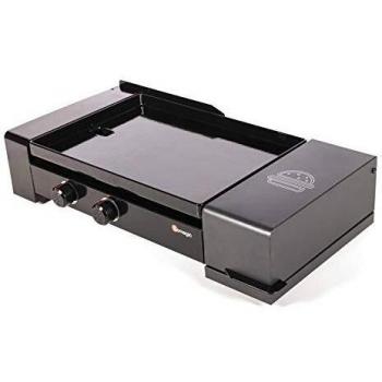 Plancha de Gas SOMAGIC So Burger 2 Quemadores - Negra - 80 x 39,5 x 18,5 cm