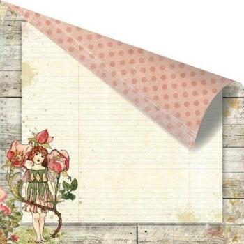 Hada Rhymes double-sided Cardstock 12 x12 -Sweet Briar