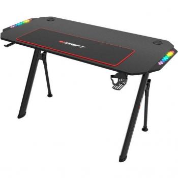 Drift DZ175 Mesa Gaming RGB Negra con Iluminación LED y Diseño Avanzado