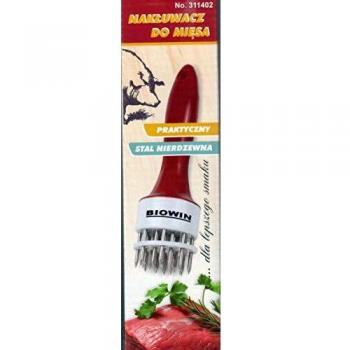 Ablandador de Carne BROWIN 311402 - Acero Inoxidable, Forma Redonda, Ultra Afilado