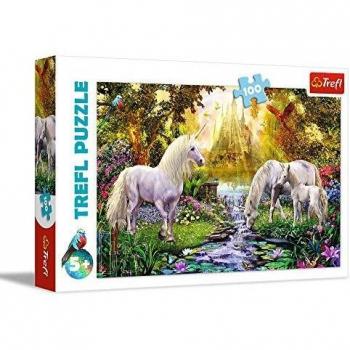 Puzzle 100 piezas Jardín Secreto Unicornios