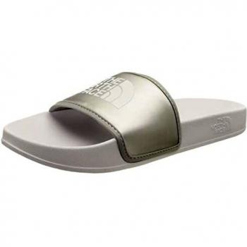 THE NORTH FACE Base Camp Slide III, Mocasín Mujer, Metálico Silver TNF White, 40 EU