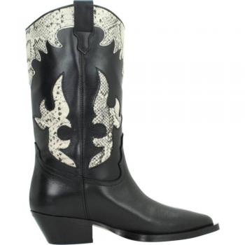 Botas de mujer Alpe modelo Western 70, color negro, estilo western