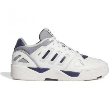 Zapatillas deportivas Adidas Midcity Low para hombre en color blanco, con detalles en azul oscuro y tono claro