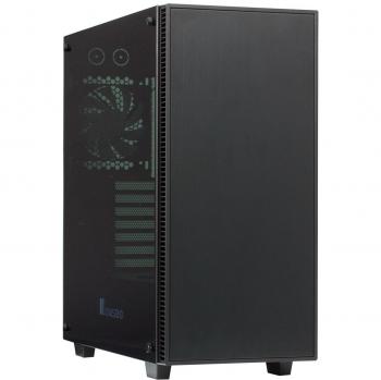 Cooltek QT03A Midi-Tower Negro carcasa de ordenador - Caja de ordenador